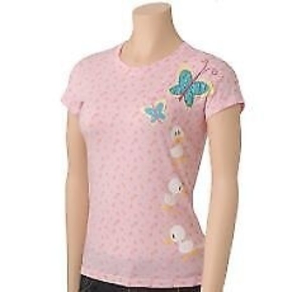 Y2K JUST JIMMY Jim Benton T Shirt Pink Some Chicks Got It NOS Jr Junior Sizes - Picture 2 of 9